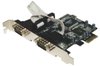 Tarj. Serie 2xDB9M RS-232 PCI Express Longshine