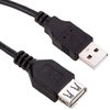 Cable USB 2.0 AM <-> AH 3 M Negro