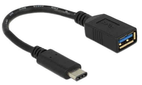 Cable USB 3.1 Gen 1 CM <-> AH de 15 cm Delock