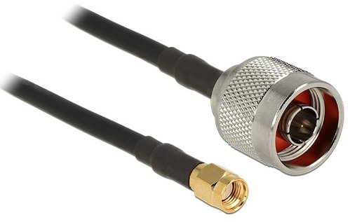 Cable RP-SMA tuerca - Tipo N Macho 0.5 mts Delock