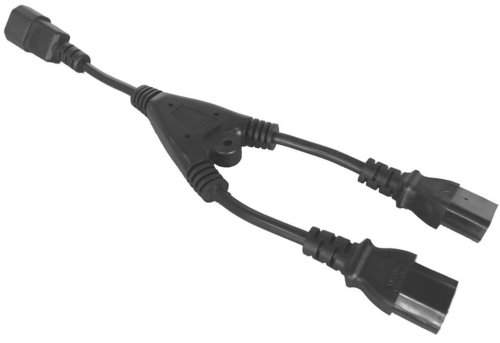 Cable Ali. Ext. C14 M <-> 2x C13 H 0.2 mtrs