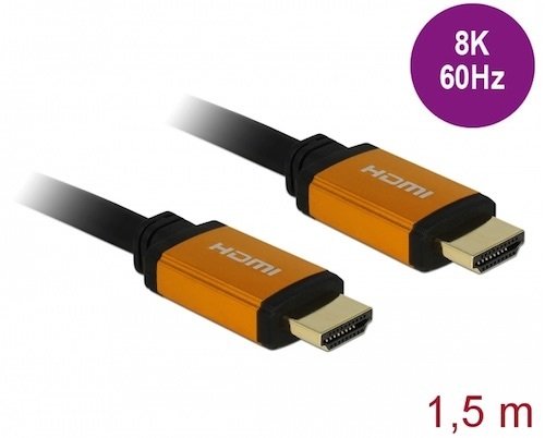 Cable HDMI 2.1 A M-M 8K de 1.5 mts Delock