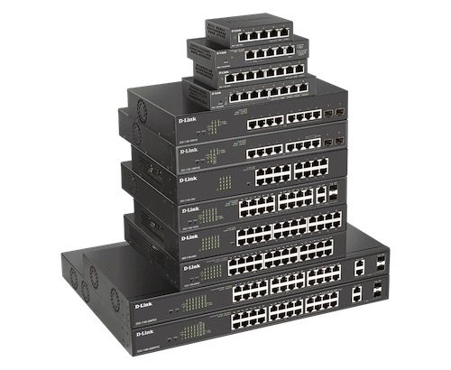Switch 8x10-100-1000Tx PoE + 2x SFP con gestion Nivel 2 EasySmart D-Link DGS-1100-10MPV2-E