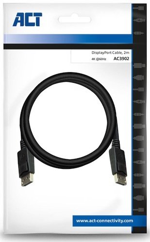 Cable DisplayPort 1.2 4K M - M de 2 mts ACT