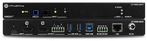 Atlona AT-OME-MH21 Conmut. HDMI A H + USB C H + Hub 2xUSB 3.0 A H OMEGA