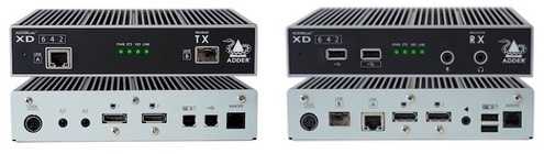 Ampli. KVM DP+USB 2.0+Audio <1xRJ45 o LC> 100m o 4km Dual-head Adder XD642P-DP ADDERlink