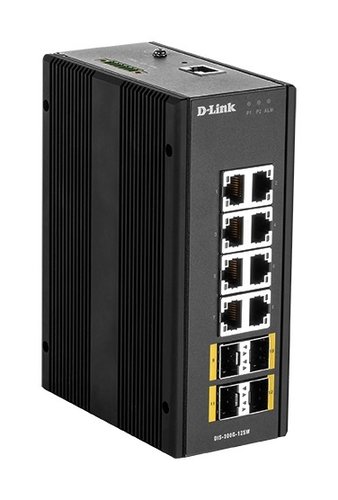Switch Industrial 8x 1000Tx + 4x SFP gestionable D-Link DIS-300G-12SW