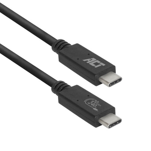 Cable USB4 20Gps C M-M Certificado IF de 1 mts ACT