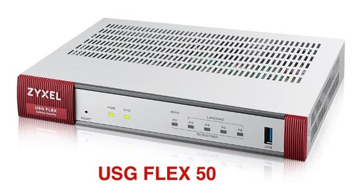 Zyxel USG Flex 50 Firewall - Sin Licencias - 1x WAN 4x LAN-DMZ 1x USB USGFLEX50-EU0101F