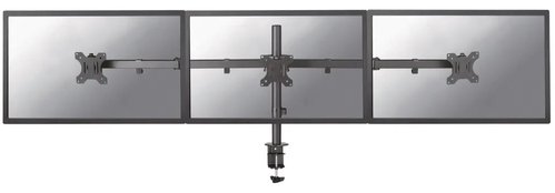 Soporte 3x Monitores Sobremesa 10-27 pulgadas 4-46cm 18kg NewStar FPMA-D550D3BLACK