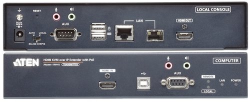 Transmisor KVM por IP HDMI 4K single display USB con PoE Aten KE8952T