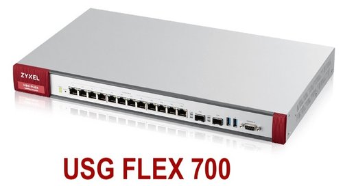 Zyxel USG Flex 700 Firewall 12x OPT 2x SFP 2x USB USGFLEX700-EU0101F