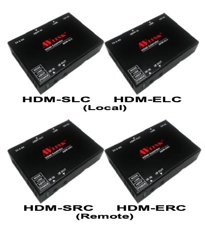 Ampli. HDMI 4K HDBaseT hasta 100 mts Emisor + Receptor AVLINK HDM-EXC